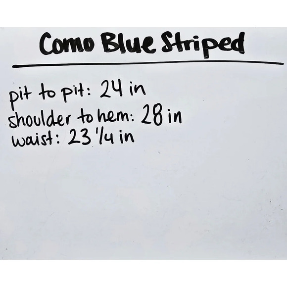 ✨️4/$20. COMO BLU Retro Striped Long Sleeve, Linen Look. Multi-Color, 70's - Picture 12 of 13